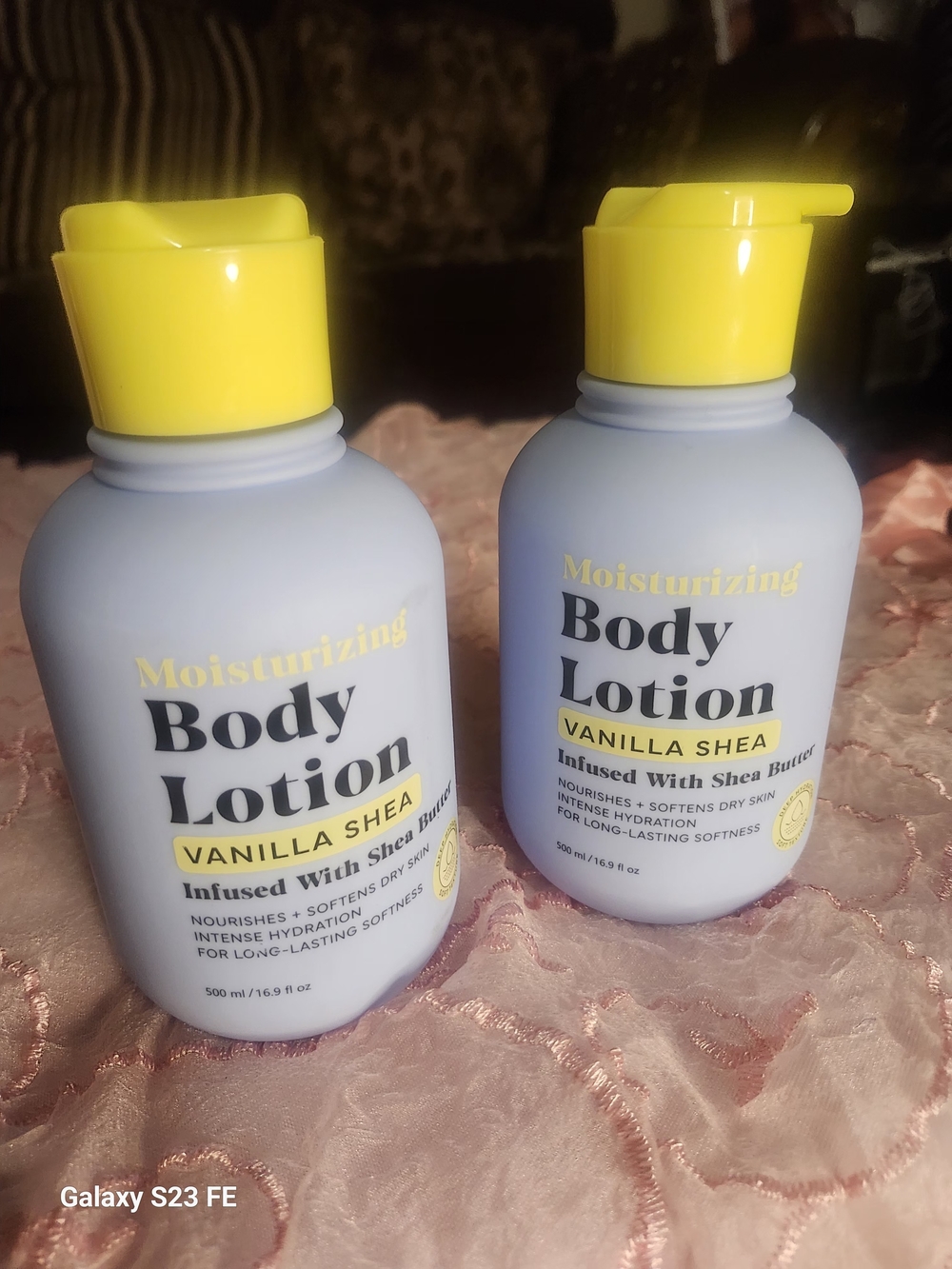 Vanilla Shea Moisturizing Body Lotion - Yellow Cap